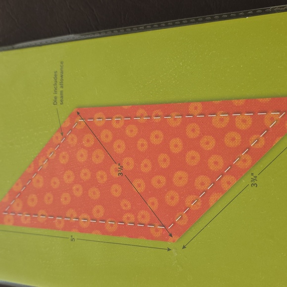 GO! Fabric Cutting Die - Orange